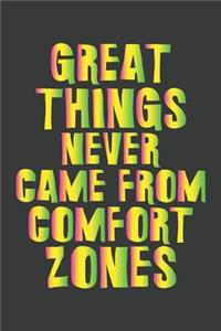 Great Things Never Came From Comfort Zones
