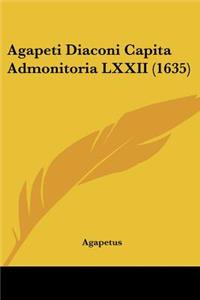 Agapeti Diaconi Capita Admonitoria LXXII (1635)