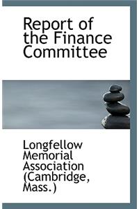Report of the Finance Committee