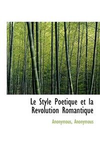 Le Style Po Tique Et La R Volution Romantique