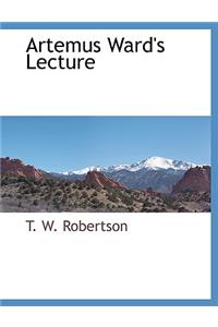 Artemus Ward's Lecture