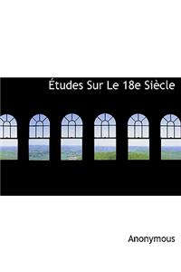 Etudes Sur Le 18e Siecle