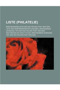Liste (Philatelie)