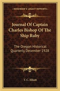 Journal of Captain Charles Bishop of the Ship Ruby: The Oregon Historical Quarterly, December 1928