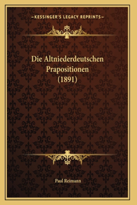 Die Altniederdeutschen Prapositionen (1891)