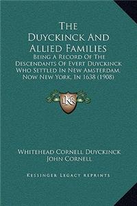 Duyckinck And Allied Families