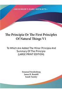 The Principia or the First Principles of Natural Things V1