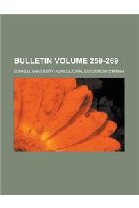 Bulletin Volume 259-269
