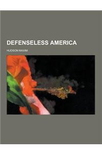 Defenseless America