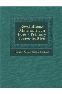 Revolutions-Almanach Von Hoze (Primary Source)