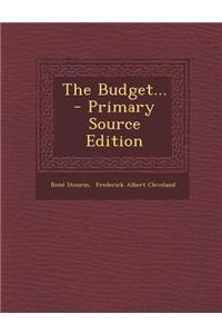 The Budget...