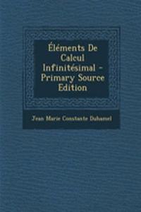 Elements de Calcul Infinitesimal