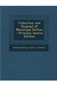 Collection and Disposal of Municipal Refuse