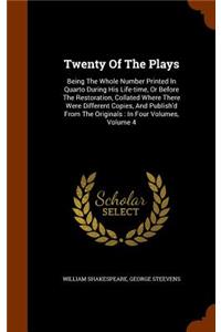 Twenty Of The Plays
