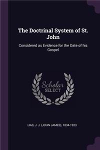 Doctrinal System of St. John