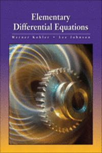 Elementary Differential Equations