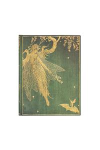 Paperblanks Olive Fairy Lang's Fairy Books Hardcover Ultra Lined Elastic Band Closure 144 Pg 120 GSM