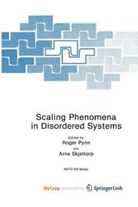 Scaling Phenomena in Disordered Systems