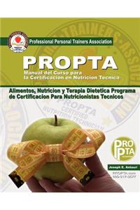 Manual del Curso Para La Certificacion En Nutricion Tecnica