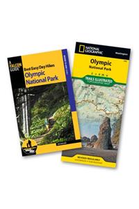 Best Easy Day Hiking Guide and Trail Map Bundle: Olympic National Park