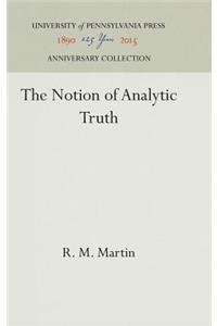 Notion of Analytic Truth