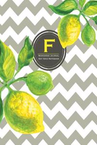 Monogram Journal F - Dot Grid Notebook