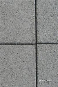 Journal Pages - Stone Floor (Decorative Notebook)