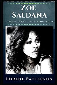 Zoe Saldana Stress Away Coloring Book