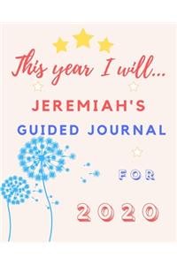 This Year I Will Jeremiah's 2020 Guided Journal