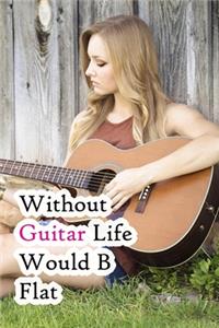 Without Guitar Life Would B Flat