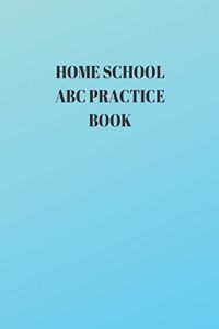 Home School ABC Practice Book