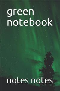 green notebook
