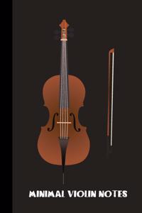 minimal violin notes