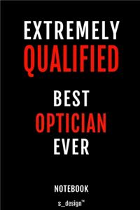 Notebook for Opticians / Optician