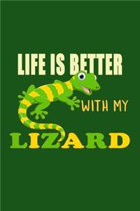 Life Is Better With My Lizard