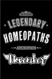 Legendary Homeopaths are born in November
