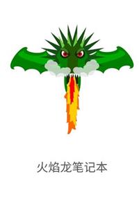 Flaming Dragon Notebook