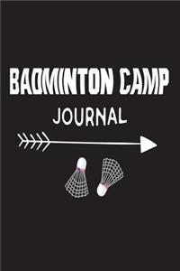 Badminton Camp Journal