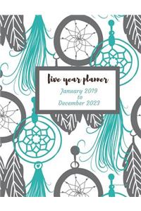 2019 - 2023 Dreamweaver Five Year Planner