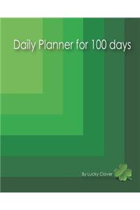 Daily Planner for 100 Days
