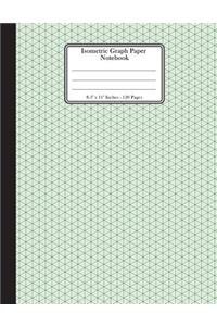 Isometric Graph Paper Notebook. 8.5