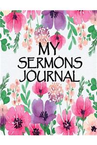 My sermons journal