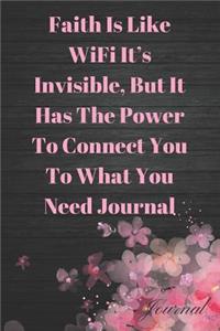 Faith Is Like Wifi It