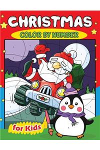 Christmas Color by Number for Kids