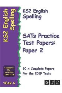 Ks2 English Spelling Sats Practice Test Papers