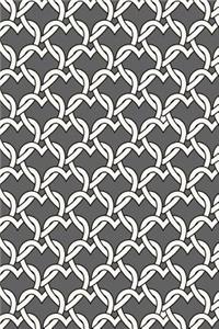 Bullet Journal Notebook Chained Hearts Pattern 9