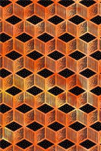 Journal Notebook Cubes Pattern 2