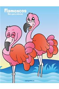 Flamencos libro para colorear 1