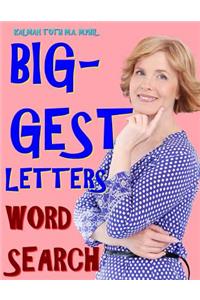 Biggest Letters Word Search