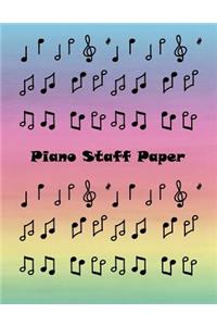 Piano Staff Paper